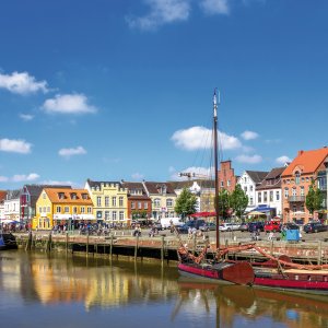 Binnenhafen in Husum