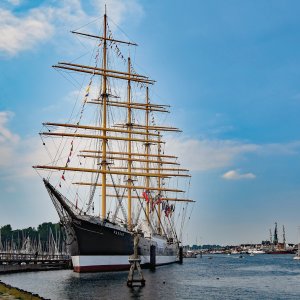 Viermastbark PASSAT in Travemünde