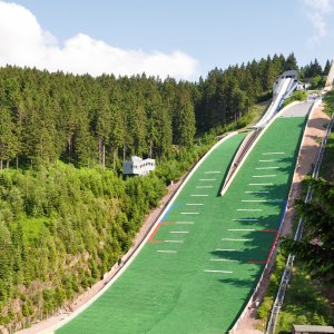 Sprungschanzen im Kanzlersgrund bei Oberhof